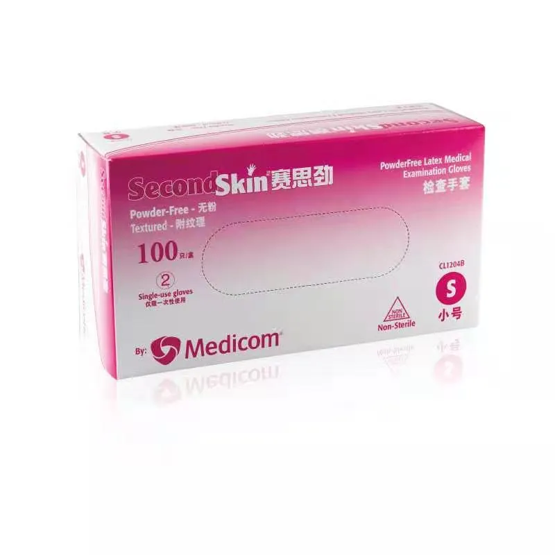 麦迪康 医用检查手套 无粉乳胶检查手套(1204B-S)