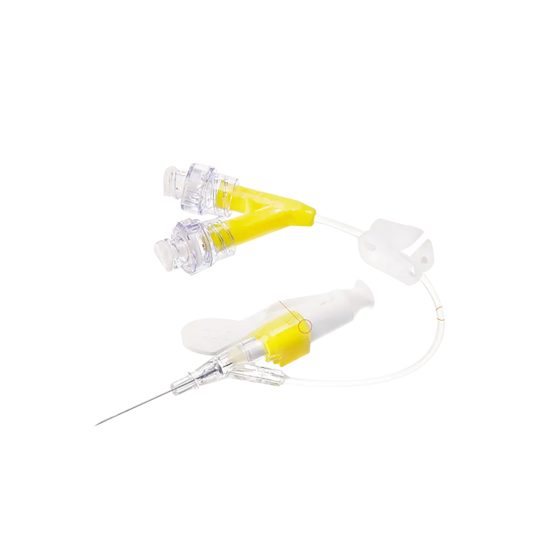 密闭式防针刺伤型静脉留置针 Y型 0.9mm×25mm (383880 鲁尔接头带两个肝素帽)