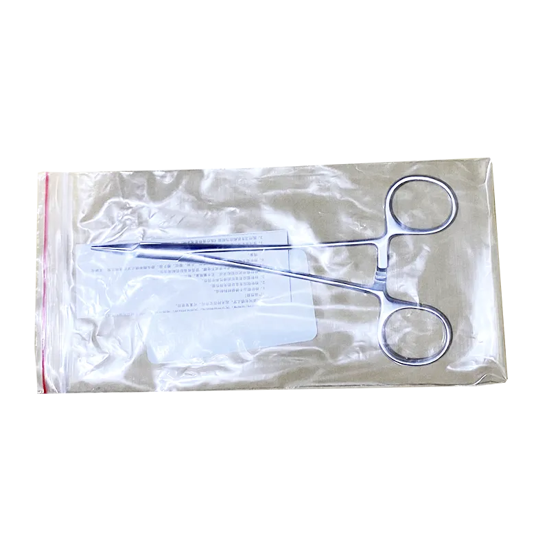 上海手术器械厂 止血钳 16cm直全齿