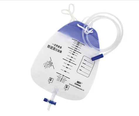 林华医疗 一次性使用防逆流引流袋 通用型:1500mL(带转换接头)
