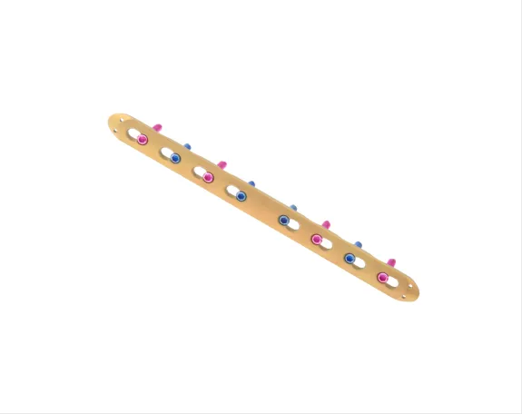 焦作新港 锁定型金属接骨板 锁定胫骨加压接骨板 ZSW02  14孔×310mm