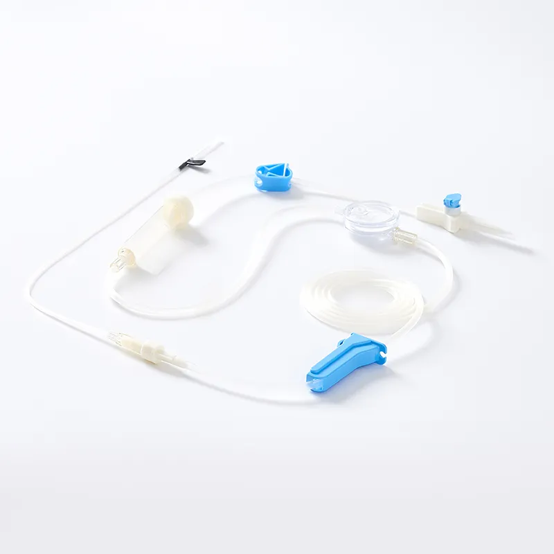 智迅创源 一次性使用精密过滤输液器 带针 WEO-JX-32B-5.0 0.7×25mm TW LB