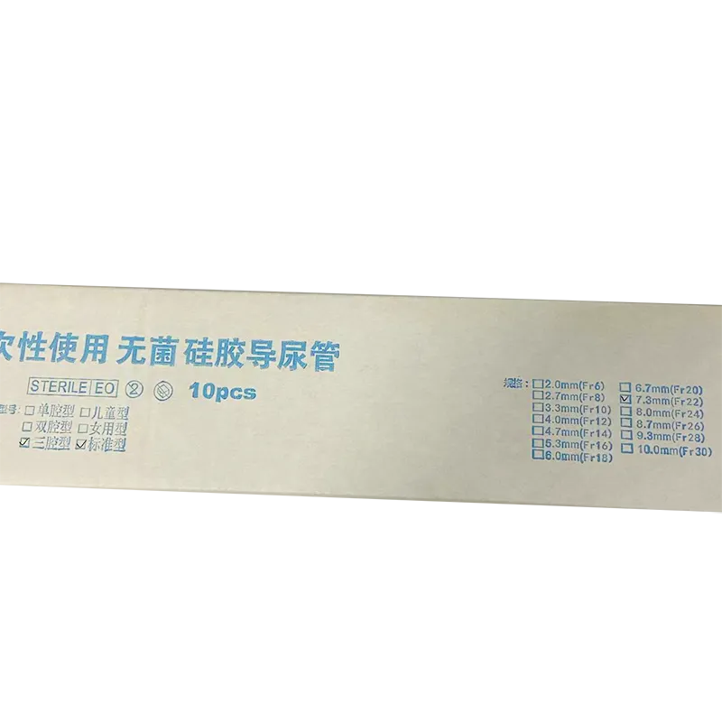 江苏伟康 一次性使用无菌硅胶导尿管 三腔型 7.3mm(Fr22)(05.03.0019)