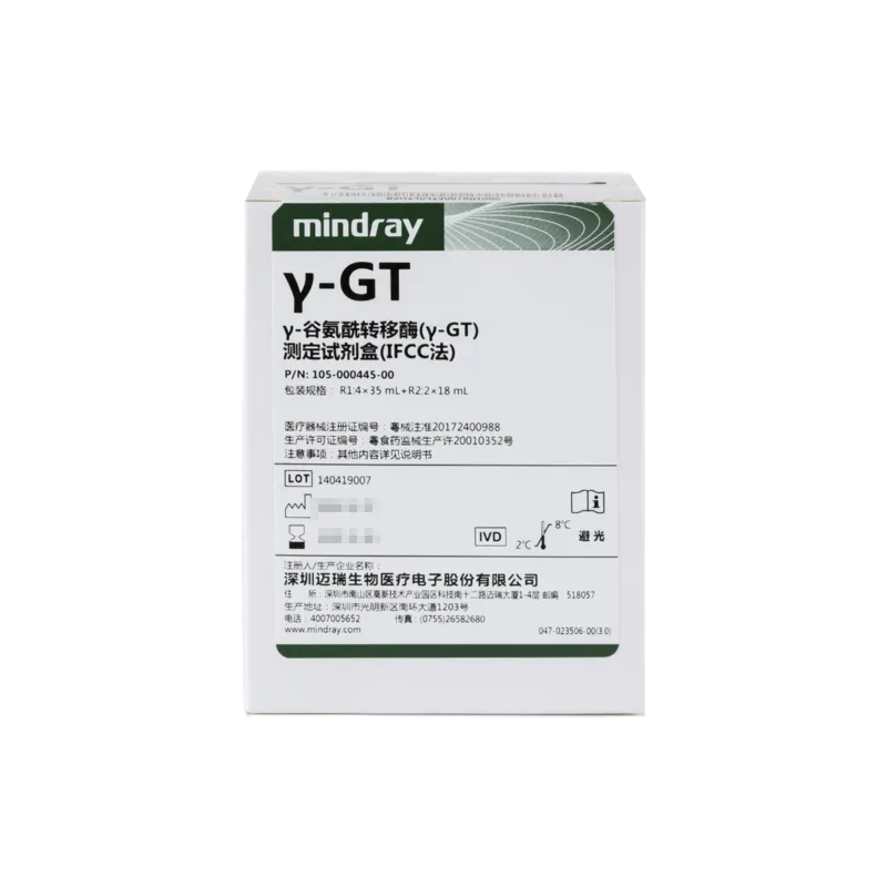 迈瑞 γ-谷氨酰转移酶(γ-GT)测定试剂盒(IFCC法) 176mL:R1:4×35mL,R2:2×18mL