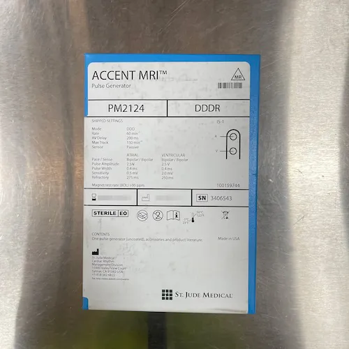 圣犹达 植入式心脏起搏器 PM2124