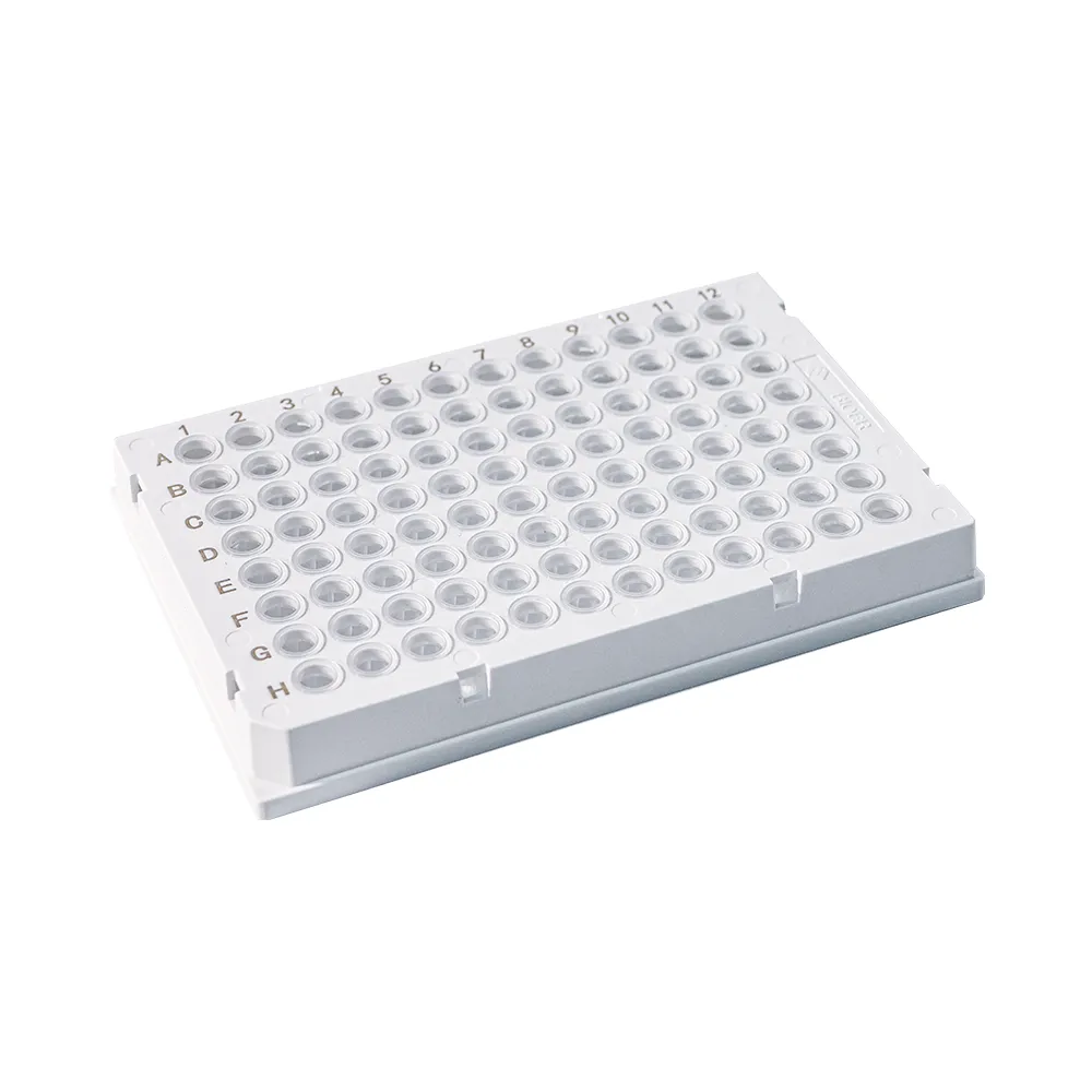 0.1mL 96孔半裙PCR板 BSH105S1A 10个/盒,12盒/箱