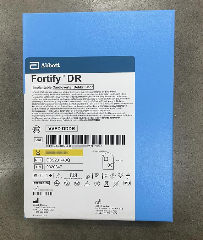 雅培 植入式心脏复律除颤器 CD2231-40Q
