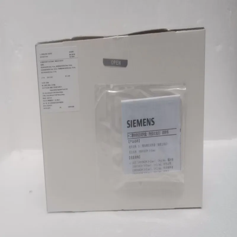 西门子 D-二聚体测定试剂盒(免疫比浊法) 试剂(INNOVANCE®  D-Dimer):6×4.0mL;缓冲液(INNOVANCE®  D-Dimer):6×5.0mL;补充试剂(INNOVANCE®  D-Dimer):6×2.6mL;样本稀释液(INNOVANCE®  D-Dimer):6×5.0mL;校准品(INNOVANCE®  D-Dimer):2×1.0mL.