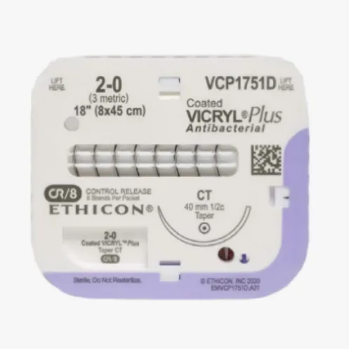 强生 可吸收性外科缝线 VCP1751D